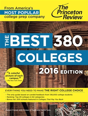 Princeton Review Best 380 Colleges