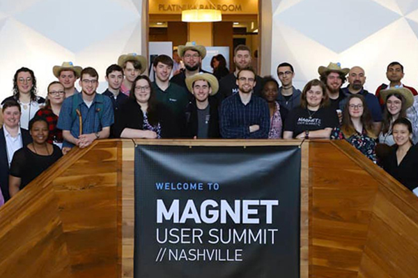 Champlain College students and faculty attend the Magnet User Summit in Nashville, TN.