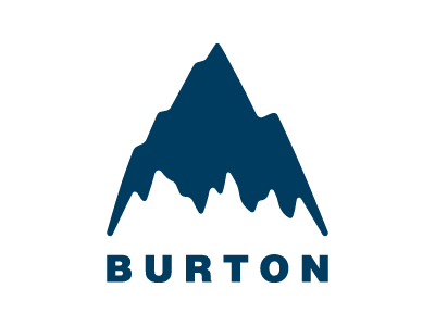 Burton logo in navy