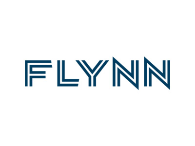 Flynn logo in navy