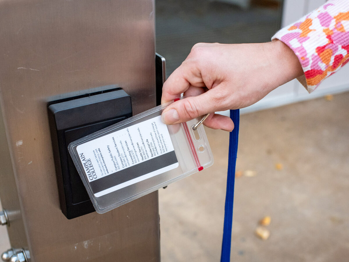 Key Card Entry Only Sign Safety Programs & Services - Champlain College