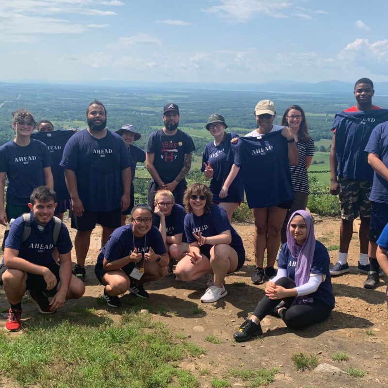 AHEAD Program students hiking in Vermont