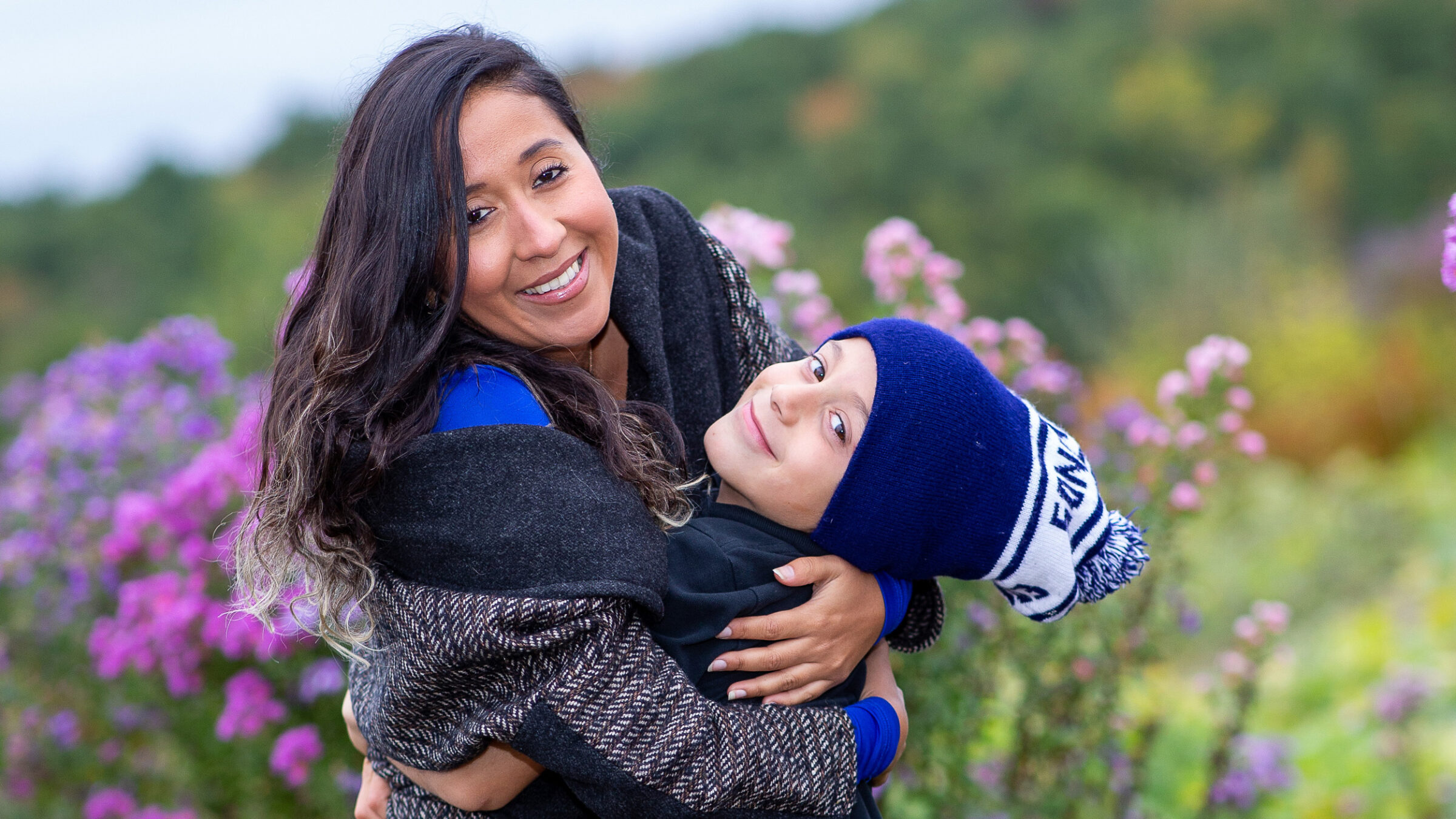 mom and child in an embrace