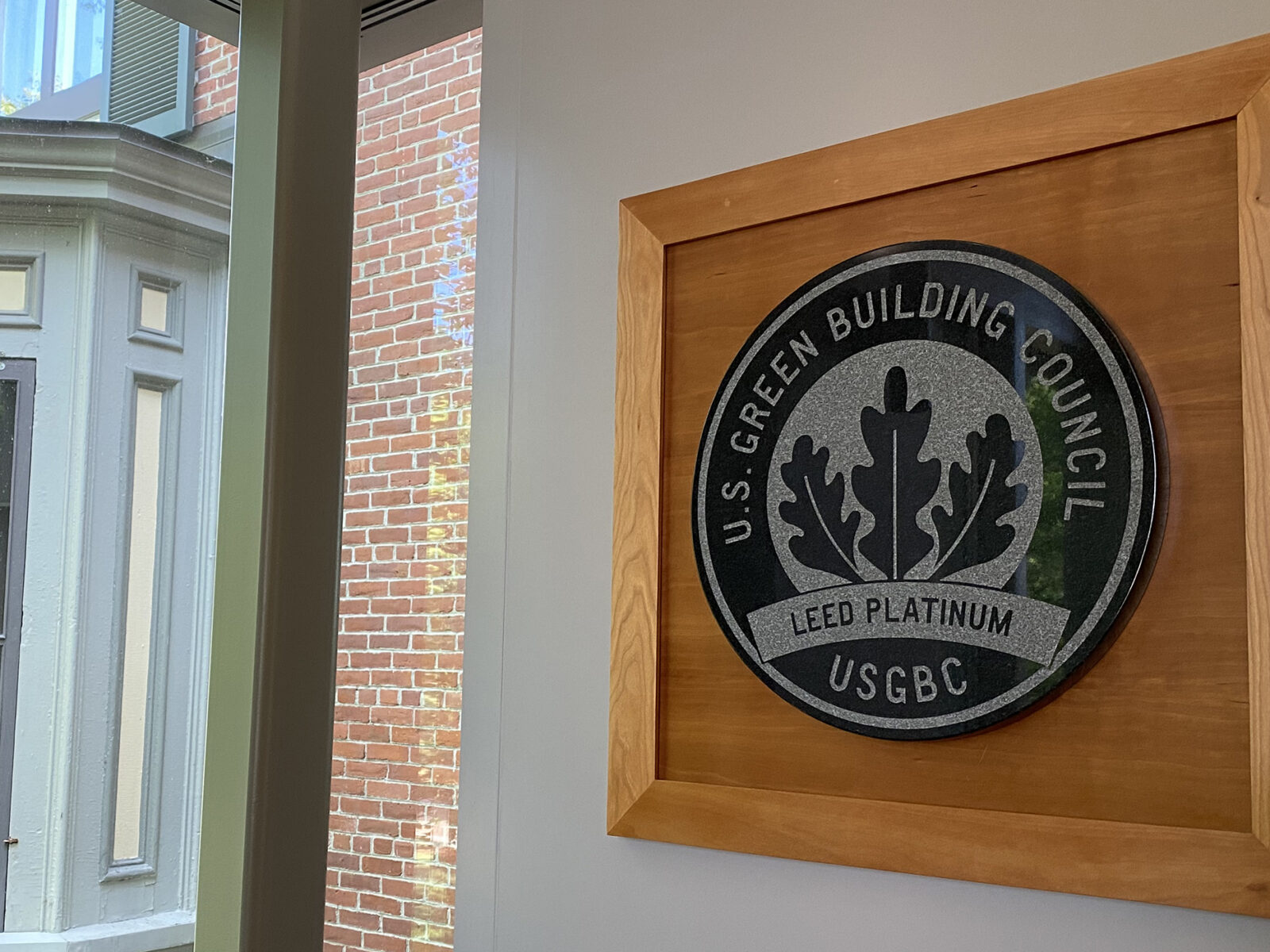 A US Green Building council platinum award