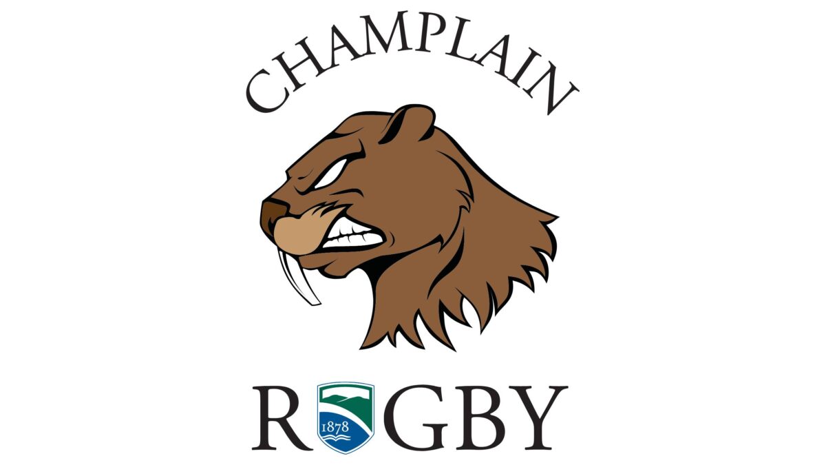 Champlain Rugby logo with a beaver