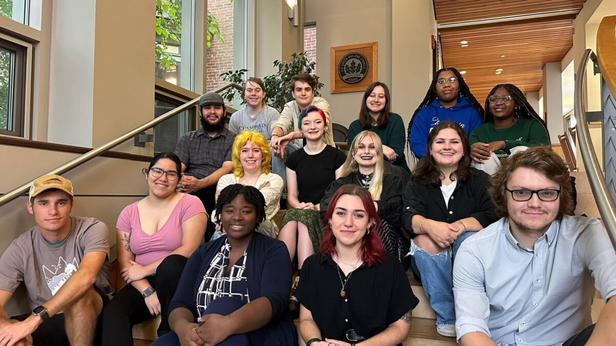 2023 Group photo of Peer Coaches in Perry Hall