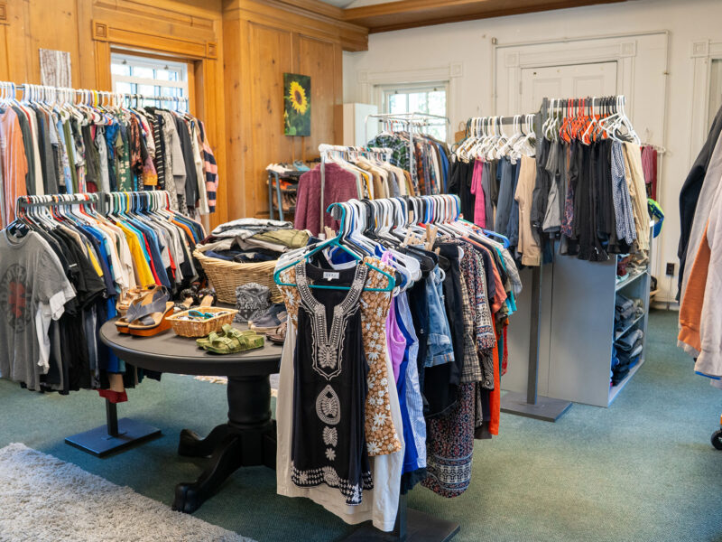 chauncey's closet filled with clothes and shoes