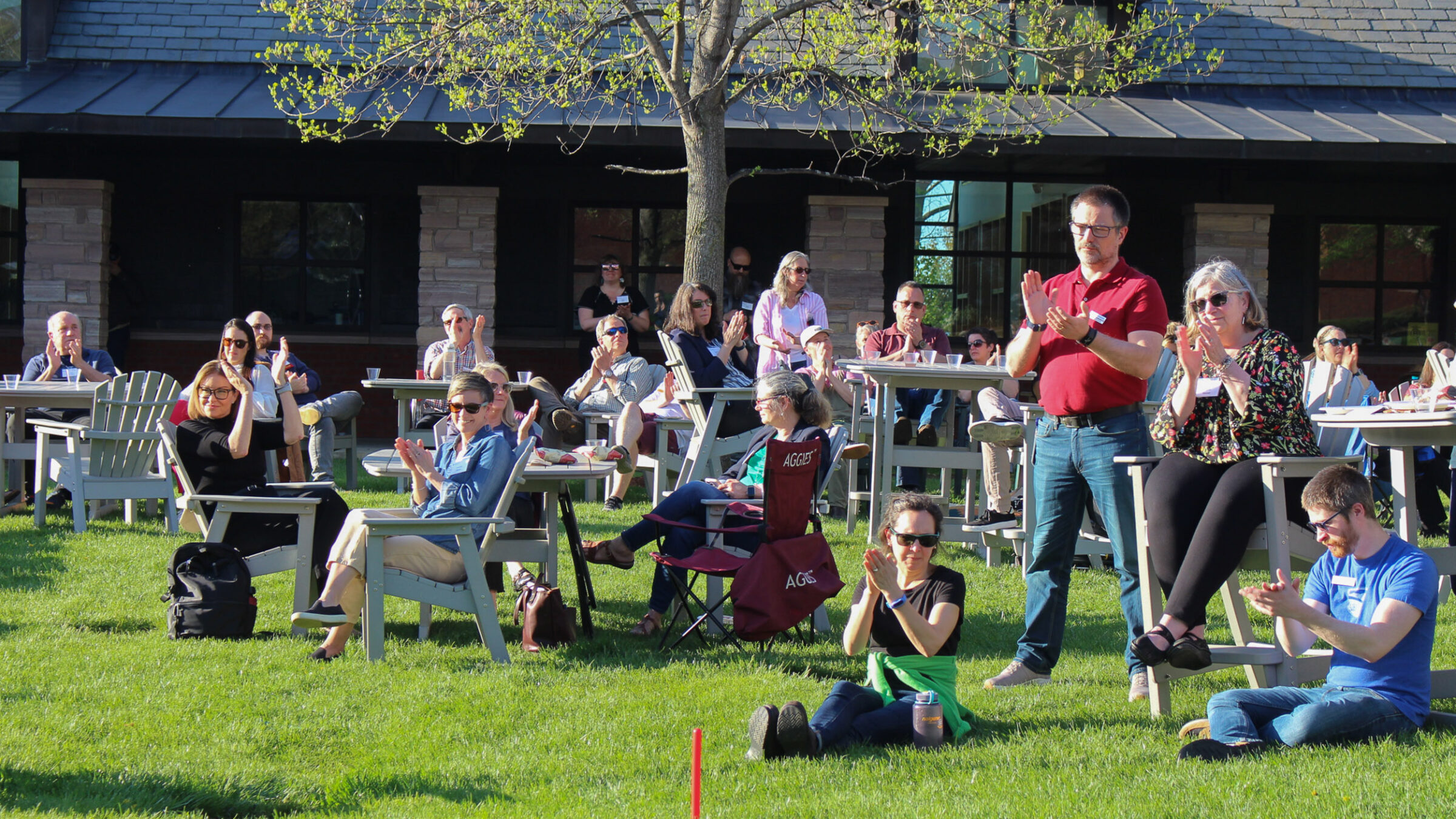 Staff and Faculty celebrate at the employee recognition event