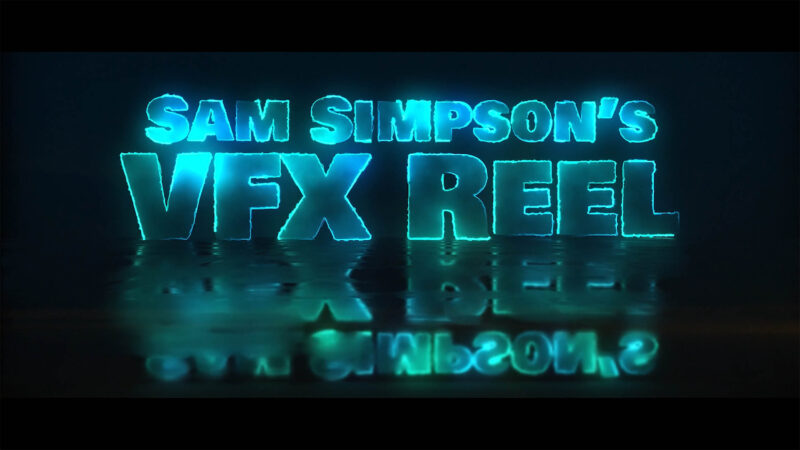 title card for a film vfx reel