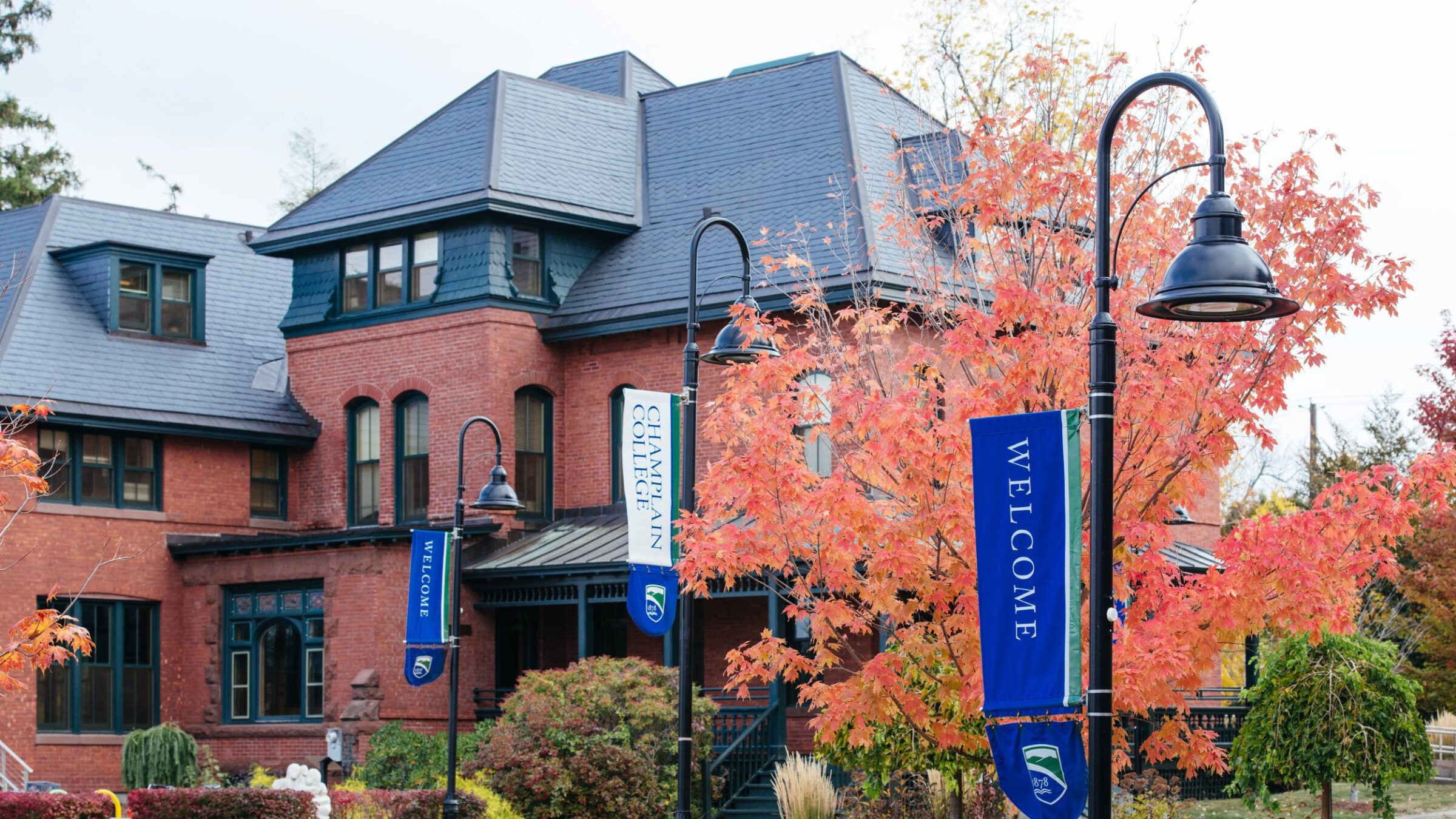 Champlain Campus in the fall