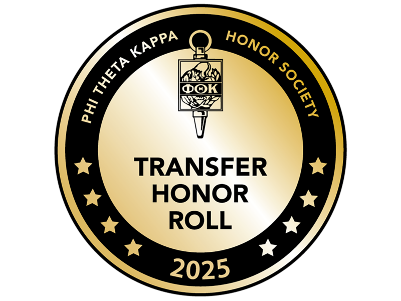 PTK honor roll badge for 2025