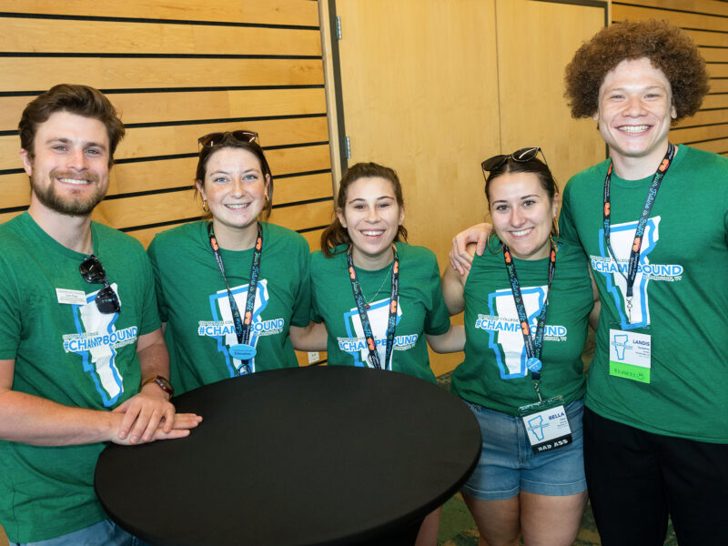 #champbound students smile for the camera