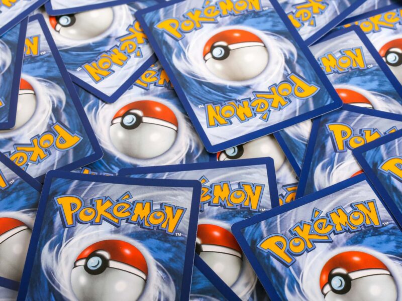 a pile of pokemon cards