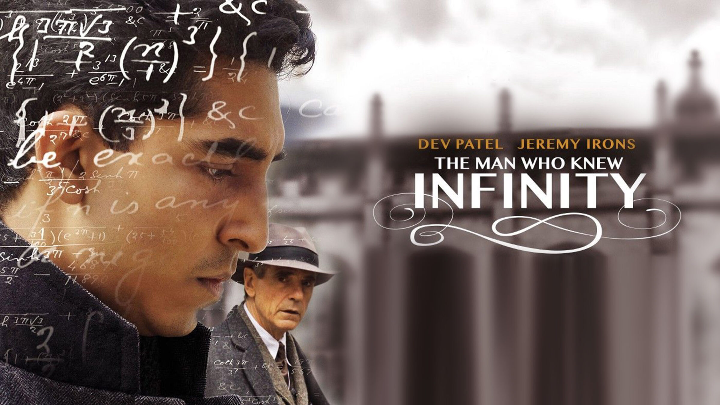 The man who knew infinity" two men looking thoughtful