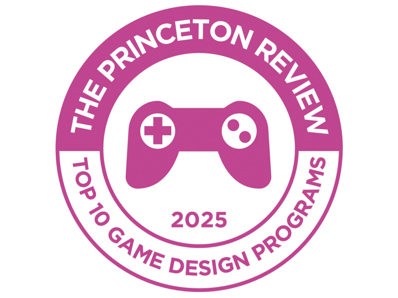 Princeton Game Review Top 10 Game Design Programs 2025 badge