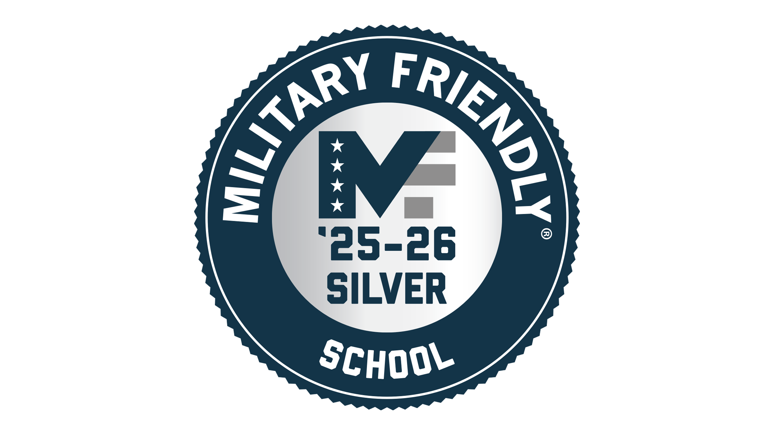 Military friendly school badge 2025-26