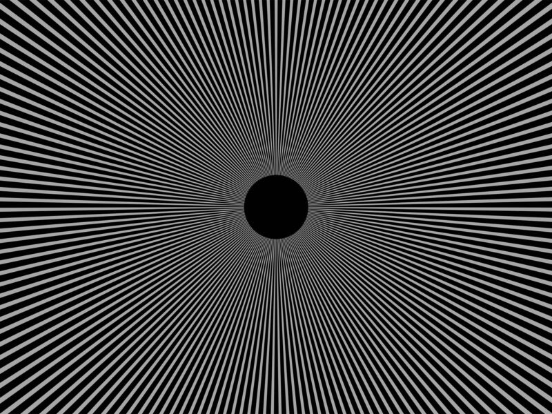 black and white crazy lines and design