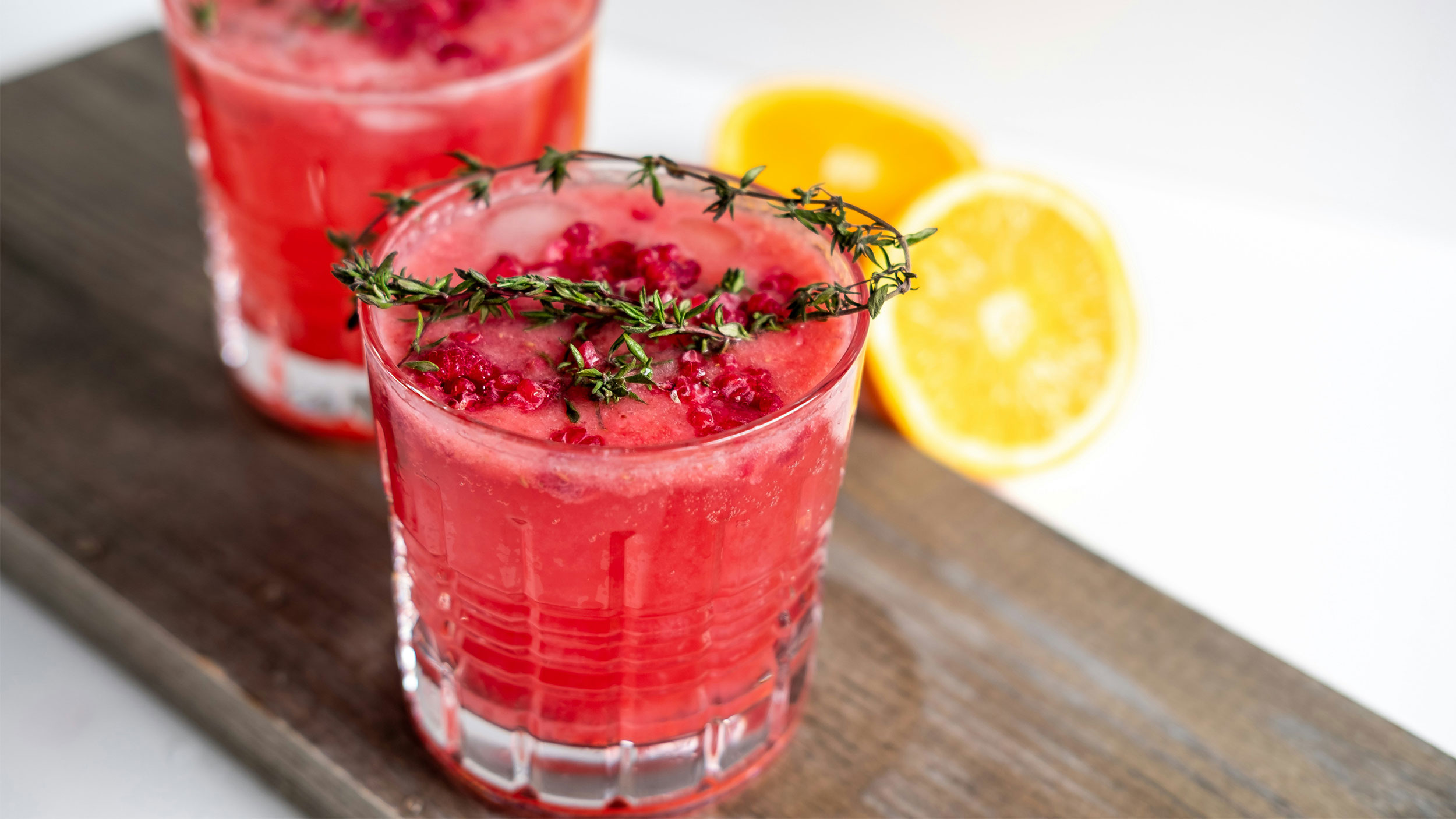 pink mocktail drink