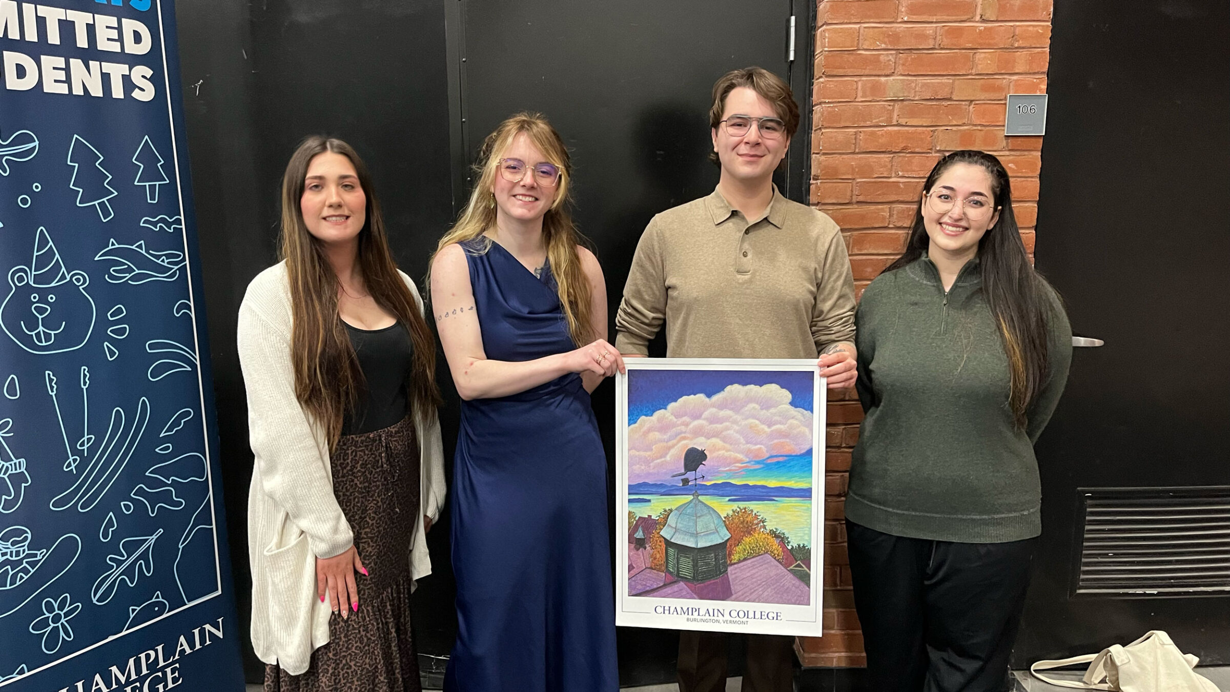 Taylor Harrington ’26, Haiva Askari ’26, Hailey Sumner ’26, Will Swearingin ’26