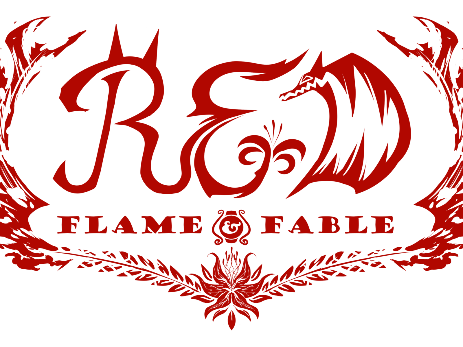 Red: Fame & Fable logo