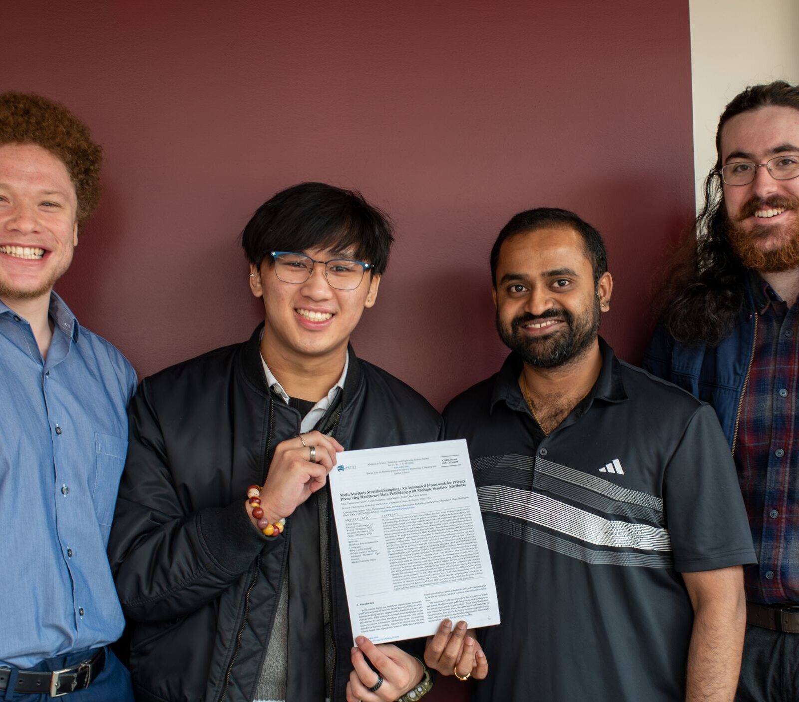 MASS research article students with Professor Vikas Gowda