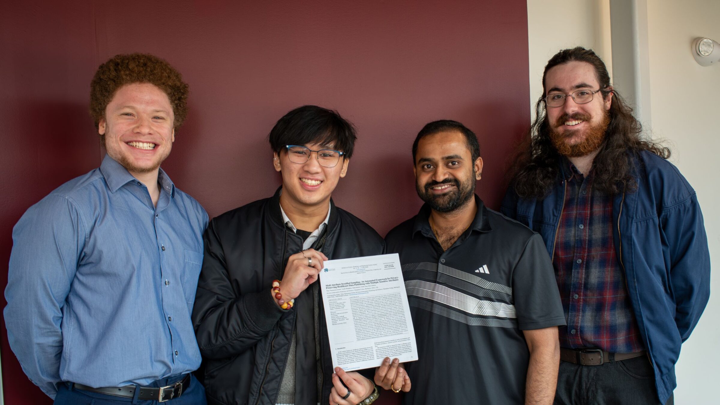 MASS research article students with Professor Vikas Gowda