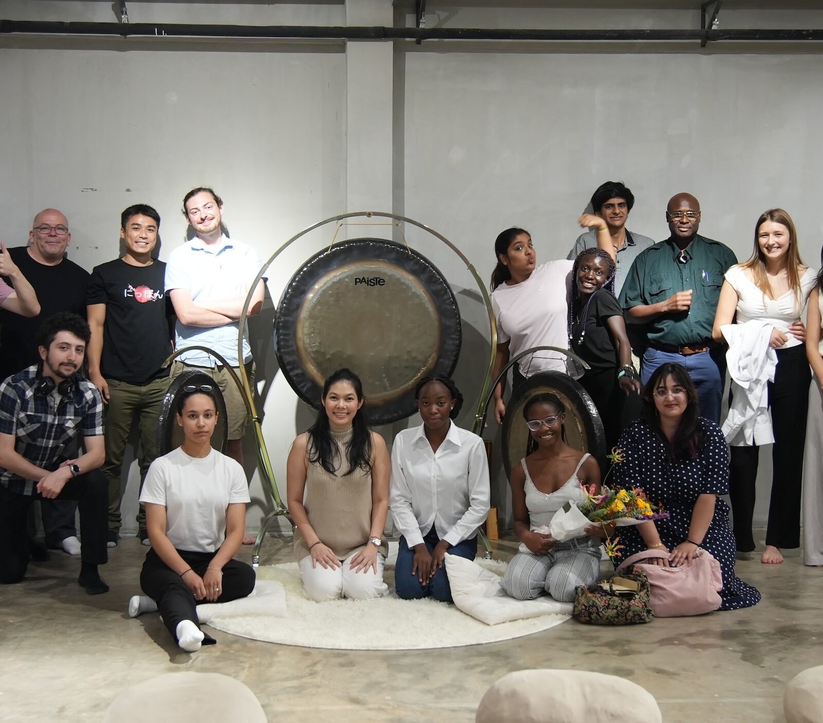 Freeman students at a wellness event in Bangkok, Thailand