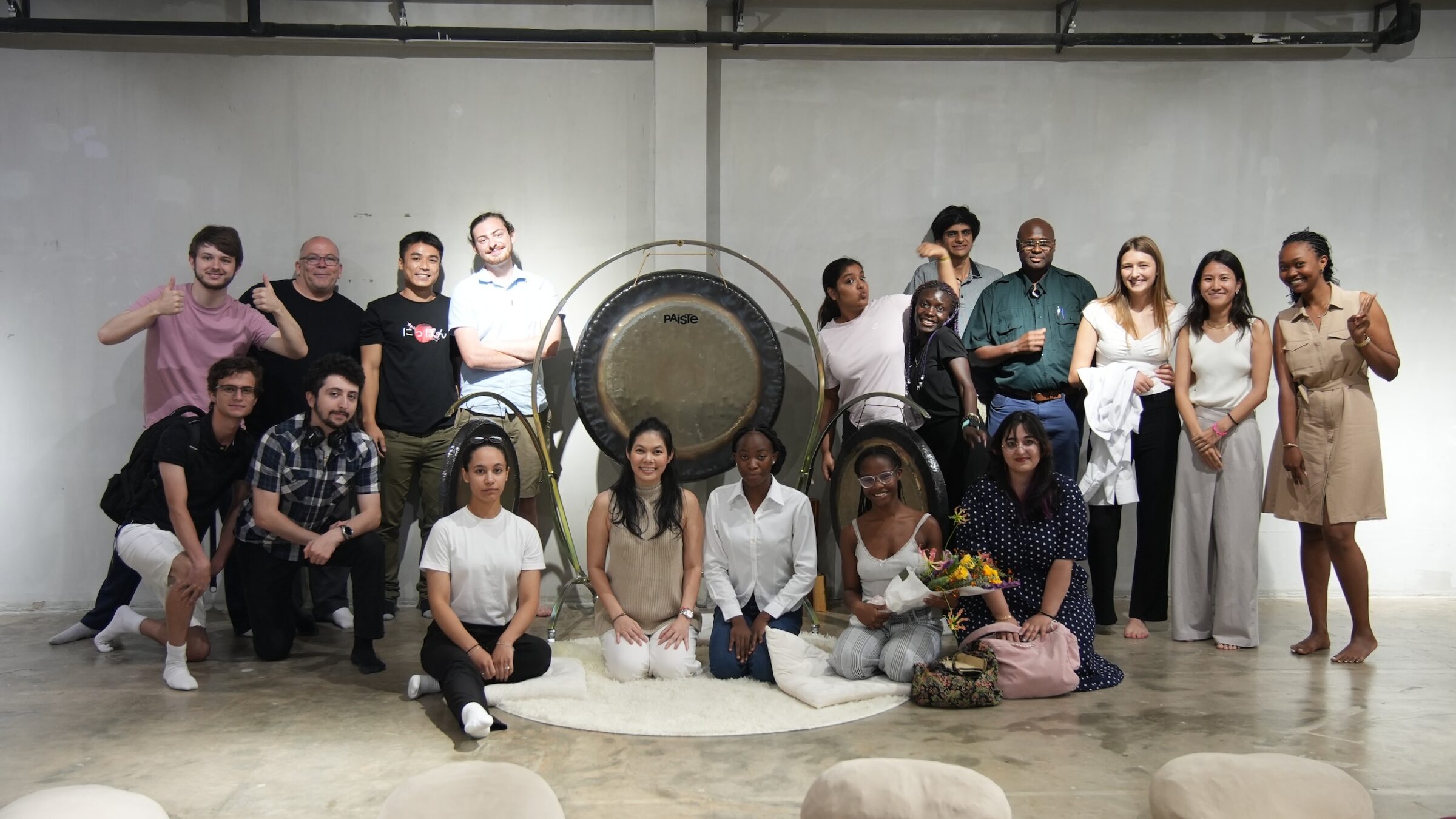 Freeman students at a wellness event in Bangkok, Thailand
