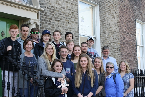 CVU High School students Visit Dublin Campus