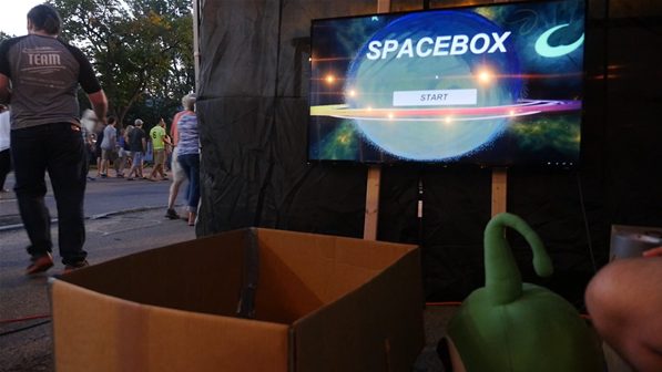 Spacebox at Art Hop 2016.