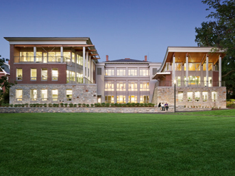 View of Perry Hall at Champlain College in Burlington, Vermont